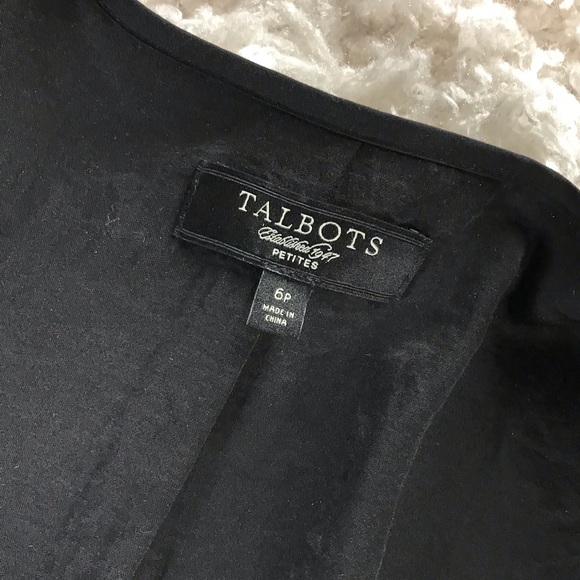 TALBOTS- PETITE MULTI TEXTURED BUTTON UP BLAZER 🖤 - Picture 6 of 12